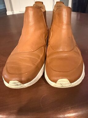 Nike Thia Women's Slip-On Sneakers in Brown with White Sole